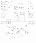 Controls Fuel Supply Governor Spring Ignition Diagram and Parts List for 21A807-0215-E1  Briggs and Stratton Engine